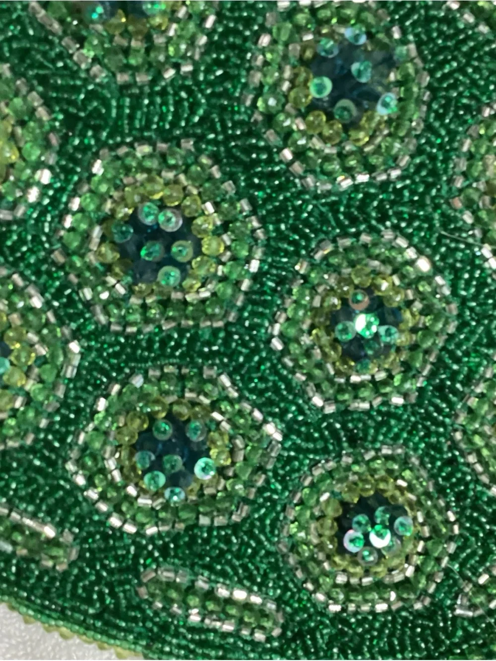 Viral Beaded Green Turtle Figural Novelty Collectible Bag NEW  Handcrafted